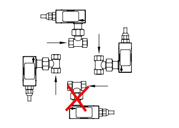 流量控制開關安裝示意圖說明