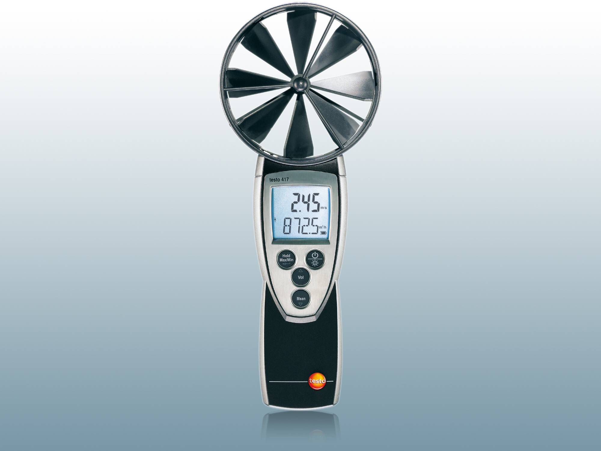 精密型大葉輪風(fēng)速儀testo 417
